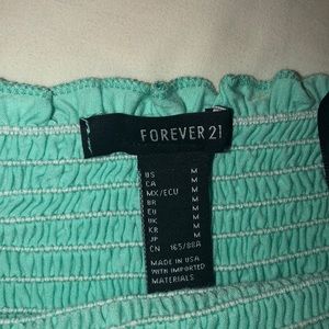 Forever 21 Tops - Teal tube top from forever21 Forever 21 Tops - Teal tube top from forever21